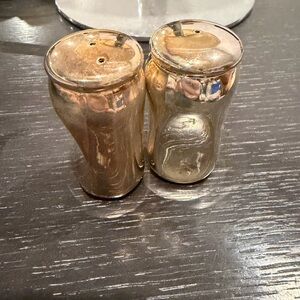 Sterling silver Elsa Peretti for Tiffany thumbprint salt and pepper shakers